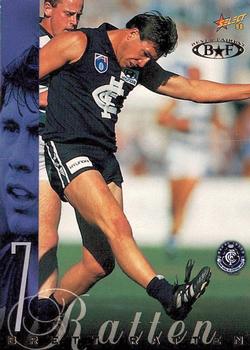 1998 Select AFL Signature Series #128 Brett Ratten Front
